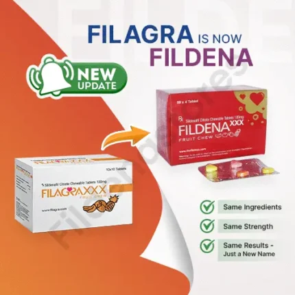 Filagra XXX Fruit Chew 100mg Tablet