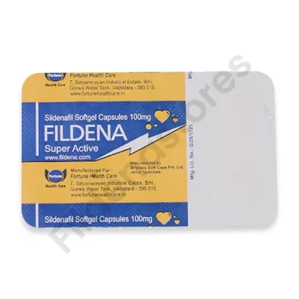 Buy Fildena Super Active 100mg strip online