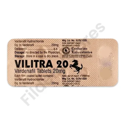 Buy Vilitra 20mg strip online